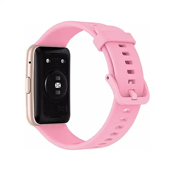 سوار معصم بديل من السيليكون لساعة هواوي فيت من مارجون (بينك فاتح)، زهري فاتح - الصورة 4