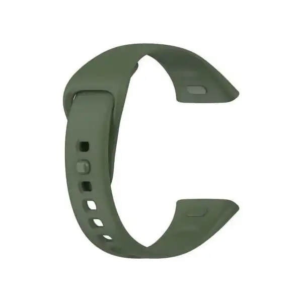 سوار ساعة من السيليكون متوافق مع ساعة شاومي مي لايت 3 - زيتي، للبالغين من الجنسين - الصورة 4