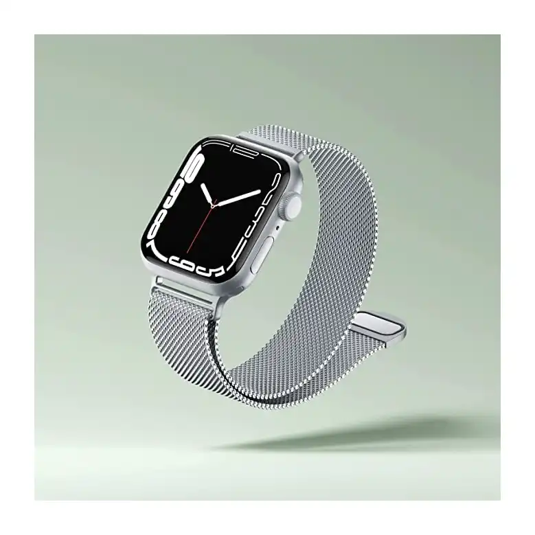 سوار معدني من الستانلس ستيل لساعة ابل اي ووتش 38 ملم 40 ملم 41 ملم اس اي/7/6/5/4/3/2/1 من موبايليك، بني - الصورة 4