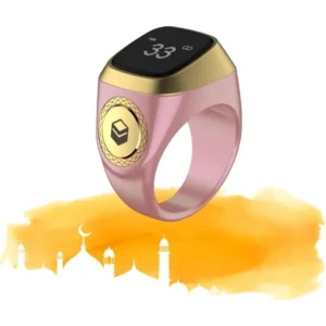 خاتم تسبيح ذكي مقاوم للماء للأذكار من اي قبلة، خاتم صلاة إسلامي، تذكير بتوقيت الصلاة، عداد للتسبيح، منتجات تكنولوجية قابلة للارتداء،