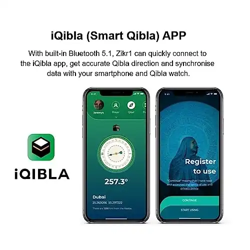 خاتم تسبيح ذكي مقاوم للماء للأذكار من اي قبلة، خاتم صلاة إسلامي، تذكير بتوقيت الصلاة، عداد للتسبيح، منتجات تكنولوجية قابلة للارتداء،