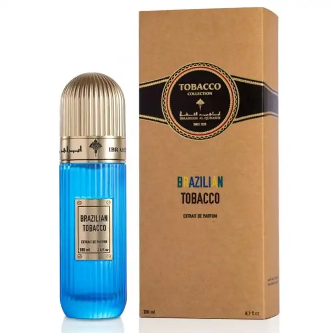 برفان برازيليان توباكو من إبراهيم القرشي للجنسين عطر يجسد الشعلة الإبداعية لأروع العطور الشرقية، صُمم هذا العطر للرجال والنساء على حد سواء، ويمزج بين ثراء التبغ العميق وحيوية النوتات الاستوائية، ليجسد روح أرضٍ تتناغم فيها الطبيعة والثقافة بتناغمٍ ساحر. Brazilian Tobacco 100 ml - Ibraheem Al Qurashi - Extrait De Parfum