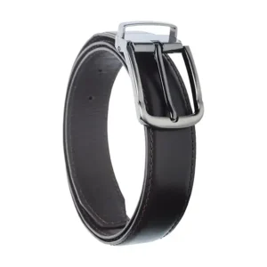 حزام رجالي كلاسيكي من الجلد الطبيعي داكوتا 140 سم بني 7705-2