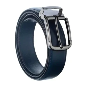 داكوتا حزام كلاسيكي من الجلد الطبيعي للرجال من كاهلا 7705-4، 120 سم، كحلى