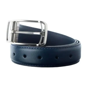 داكوتا حزام كلاسيكي من الجلد الطبيعي للرجال من كاهلا 7718-4، 110 سم، كحلى