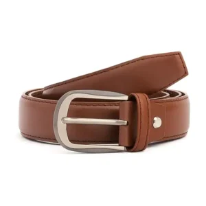 حزام جلد طبيعي كلاسيكي للرجال من ام ليذر