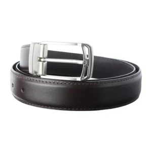 داكوتا حزام كلاسيكي من الجلد الطبيعي للرجال بلون بني 7718-2 مقاس 130 سم