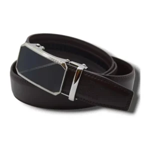 حزام جلد كلاسيكي في صندوق للرجال MC24 من ماركو كابيلي، لون بني