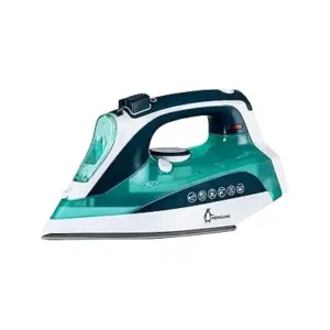 مكواة بخار مع سطح سيراميك من بينجوين، قدرة 2600 وات، سعة خزان 350 مل، لون أخصر