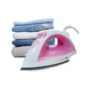 مكواة بخار أرضية بقوة عالية وتسخين سريع في 15 ثانية ووضعان للكي وميزات أمان، 2000 واط وطلاء سيراميك وأدوات تحكم دقيقة، HG-198A (وردي)