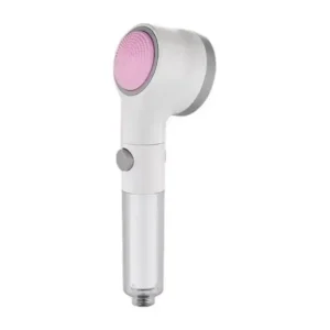 راس دش محمول باليد مع فلتر ومفتاح ايقاف مؤقت - راس دش عالي الضغط قابل للازالة - بخاخ ماء ناعم للبشرة الحساسة - تجربة استحمام فاخرة - سهل التركيب والتنظيف