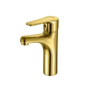 خلاط حوض قصير ميرا بلس GSL 1042-ND-GP من جلوبال ستاندرد، ذهبي