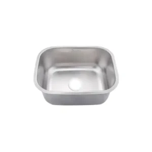 حوض من فولاذ مقاوم للصدأ مصري، مقاس 6 ملم، فضي