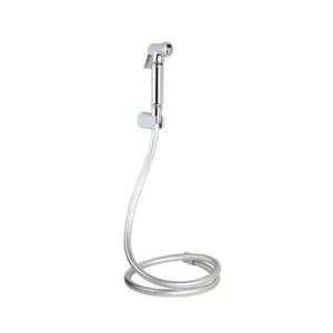 Mokbel Automatic Plated Brass Outdoor Bidet with Hanger 130cm Hose Damage Resistant Bathroom Accessory - Chrome