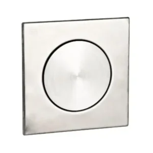 غطاء تصريف من الفولاذ المقاوم للصدأ من جينيبري، مقاس 20 × 20 سم، فضي