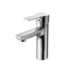 خلاط حوض قصير دون تصريف بحنفية طويلة 15 سم من جلوبال ستاندرد، GSL 1070-ND-CP، كروم