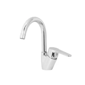 خلاط حوض ميرا بلس عالي الجودة GSL 1043-ND-CP من جلوبال ستاندرد مع جسر عالي متحرك، كروم