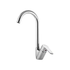 صنبور مطبخ ميرا بلس من جلوبال ستاندرد GSL-1044-CP مع جسر مرتفع، ارتفاع 32 سم، كروم