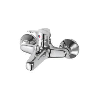 خلاط حوض استحمام فيورا GSL-1051-CP مع محول من جلوبال ستاندرد، كروم