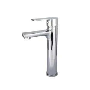 خلاط حوض مركزي من جلوبال ستاندرد سكاي GSL-1073-ND-CP مع مقبض للتحكم في المياه، كروم