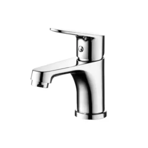 Gawad Empire EMP 0104 Chrome Basin Mixer 14cm Height Single Lever with Pop-up Drain Short Compact Design Durable Chrome Finish - Chrome