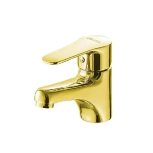 خلاط حوض قصير ميرا بلس من جلوبال ستاندرد GSL 1010-ND-GP بدون فيداج، ذهبي