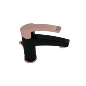 خلاط حوض أمازون من سار ديزاين SD1120-D-BRG، أسود/ذهبي وردي