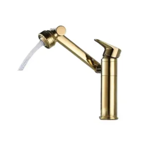 خلاط حوض الحمام بولو 70115-G جينيرك مع رأس متحرك 180 درجة، ذهبي