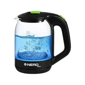 غلاية كهربائية يسخن بسرعة 1800 وات مع فصل تلقائي ومؤشر للمياه، غلاية متنقلة للشاي والقهوة والمياه الساخنة للاستخدام المنزلي والمكتبي بجهد 220 فولت، 1.8 لتر