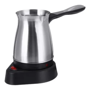 غلاية كهربائية محمولة لتحضير القهوة التركية واليونانية من الستانلس ستيل، 500 مل