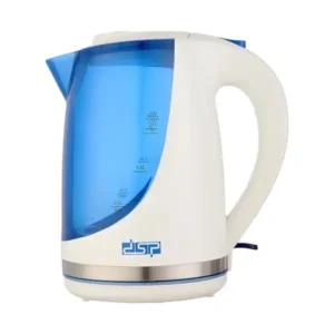 غلاية كهربائية من دي اس بي موديل KK1111، سعة 1.7 لتر، بقدرة 1850-2200 واط، باللون الابيض