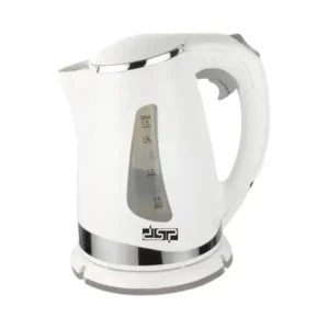 غلاية كهربائية للماء بقدرة 2200 وات لغليان سريع مع ميزة إيقاف تشغيل اوتوماتيك للحماية من الغليان الجاف و دوران لاسلكي 360 درجة ومستوى ماء مرئي وغطاء قفل آمن من دي اس بي، سعة 1.7 لتر، KK1110