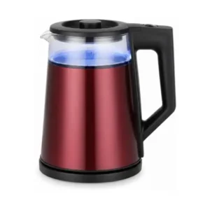 غلاية كهربائية من سوكاني، سعة 1.7 لتر، 2000 وات، بالوان متنوعة (أحمر-بني- اخضر لامع) موديل SK-SH-1076