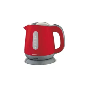 غلاية بلاستيكية من سوناي، 1100 وات، 1.2 لتر، أحمر - Mar-2200