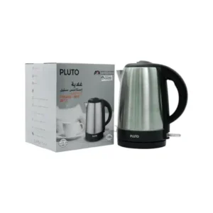 بلوتو غلاية كهربائية من الستانلس ستيل بقدرة 2200 واط، سعة 1.7 لتر، PL-KE1722-SS