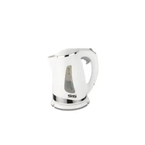 غلاية كهربائية للماء بقدرة 2200 وات لغليان سريع مع ميزة إيقاف تشغيل اوتوماتيك للحماية من الغليان الجاف و دوران لاسلكي 360 درجة ومستوى ماء مرئي وغطاء قفل آمن من دي اس بي، سعة 1.7 لتر، KK1110