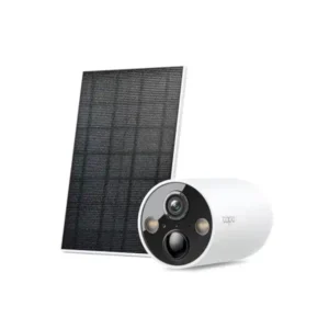مجموعة كاميرا مراقبة بالطاقة الشمسية بدقة 2K 4MP QHD من تابو، مع بطارية قابلة لإعادة الشحن ولوحة شمسية للطاقة المستمرة، للاستخدام الداخلي والخارجي، رؤية ليلية ملونة، كشف بالذكاء الصناعي، مجموعة C425