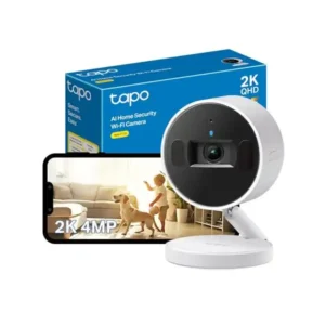 كاميرا واي فاي بالذكاء الاصطناعي من تابو مصراع الخصوصية المادية 2K QHD + صورة الذكاء + المدى الديناميكي العالي رؤية 140 درجة ليلية ملونة تخزين محلي وسحابي تركيب مغناطيسي C125 أبيض لاسلكي