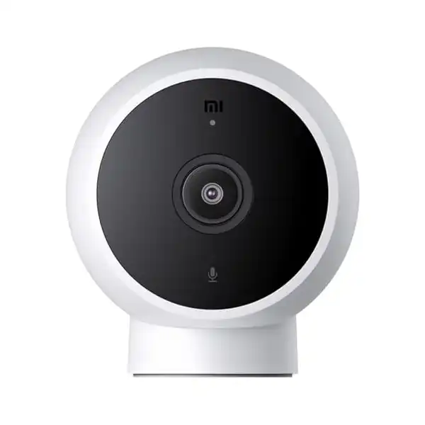 كاميرا مراقبة منزلية 2K مع حامل مغناطيسي دوار 180 درجة من شاومي، رؤية ليلية بالأشعة تحت الحمراء، صوت ثنائي الاتجاه، كشف الحركة، دقة 2304x1296 - أبيض - الصورة 2