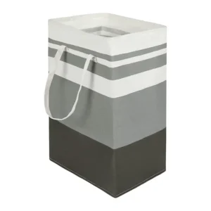 سلة غسيل كبيرة للملابس المتسخة مع مقابض، سلة غسيل قابلة للطي لغرفة النوم، سلة كبيرة جدا لغرفة المعيشة (قطعتين)