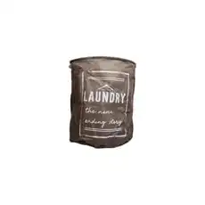 سلة غسيل كبيرة الحجم من الكتان مع مقابض متينة للحمل من اريكسول، سلة قماشية متعددة الاستخدامات لتنظيم الملابس والألعاب واحتياجات التخزين المنزلي